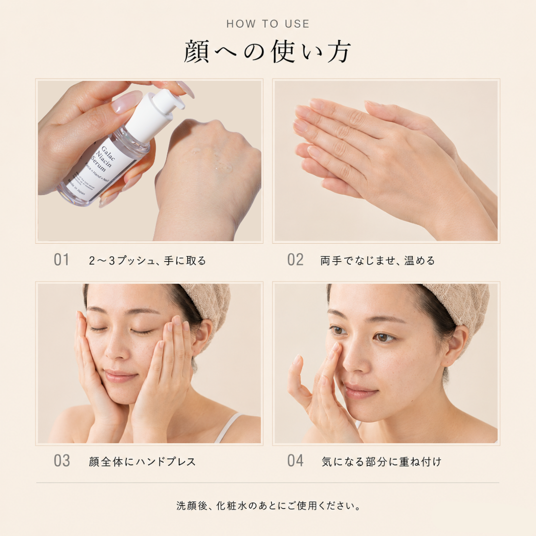 ガラクナイアシンセラム使い方