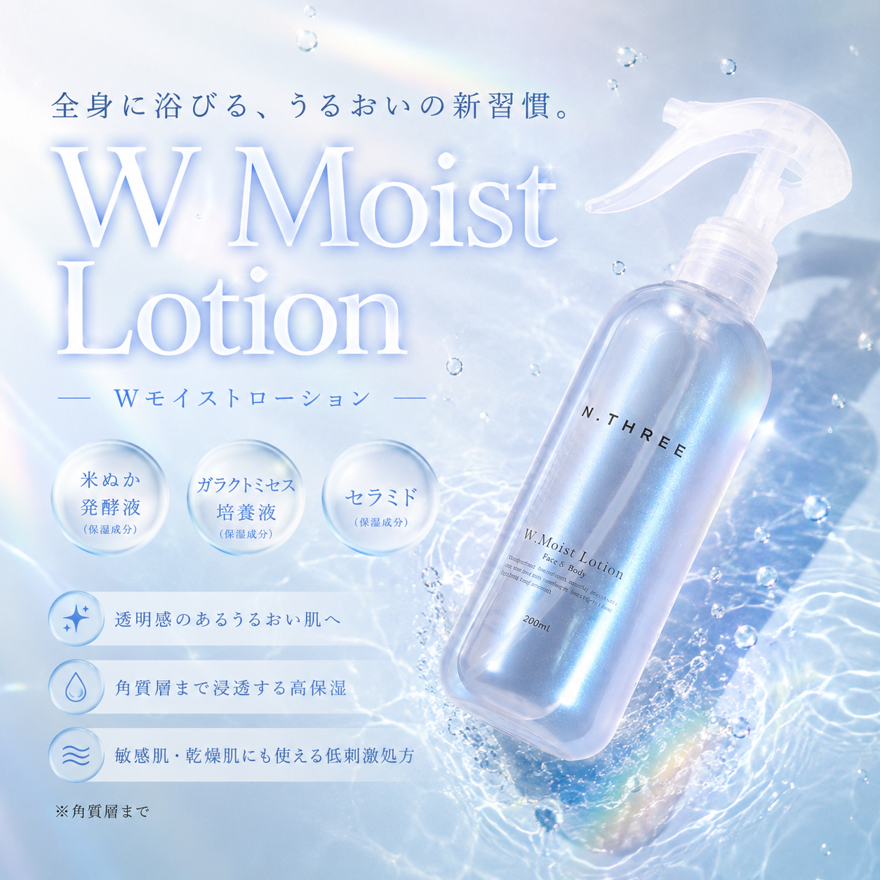 W Moist Lotion表紙